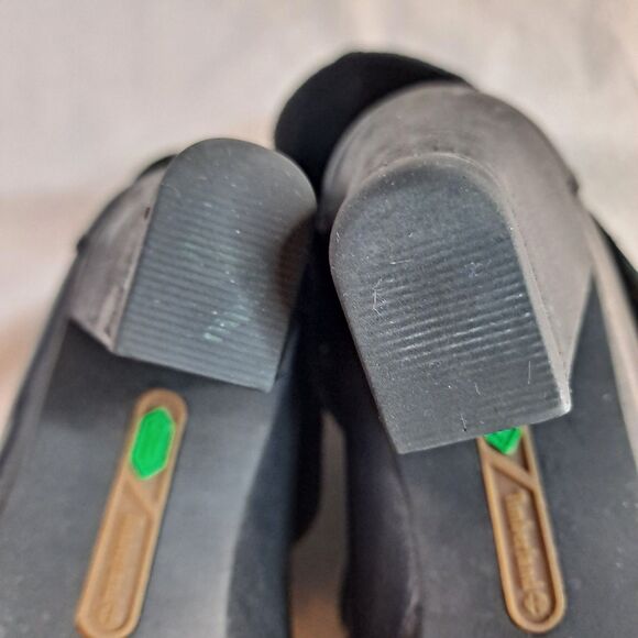 Timberline Stratham Heights Boots Fold Down Heeled 8622A Women 8 Black Leather - Picture 13 of 14